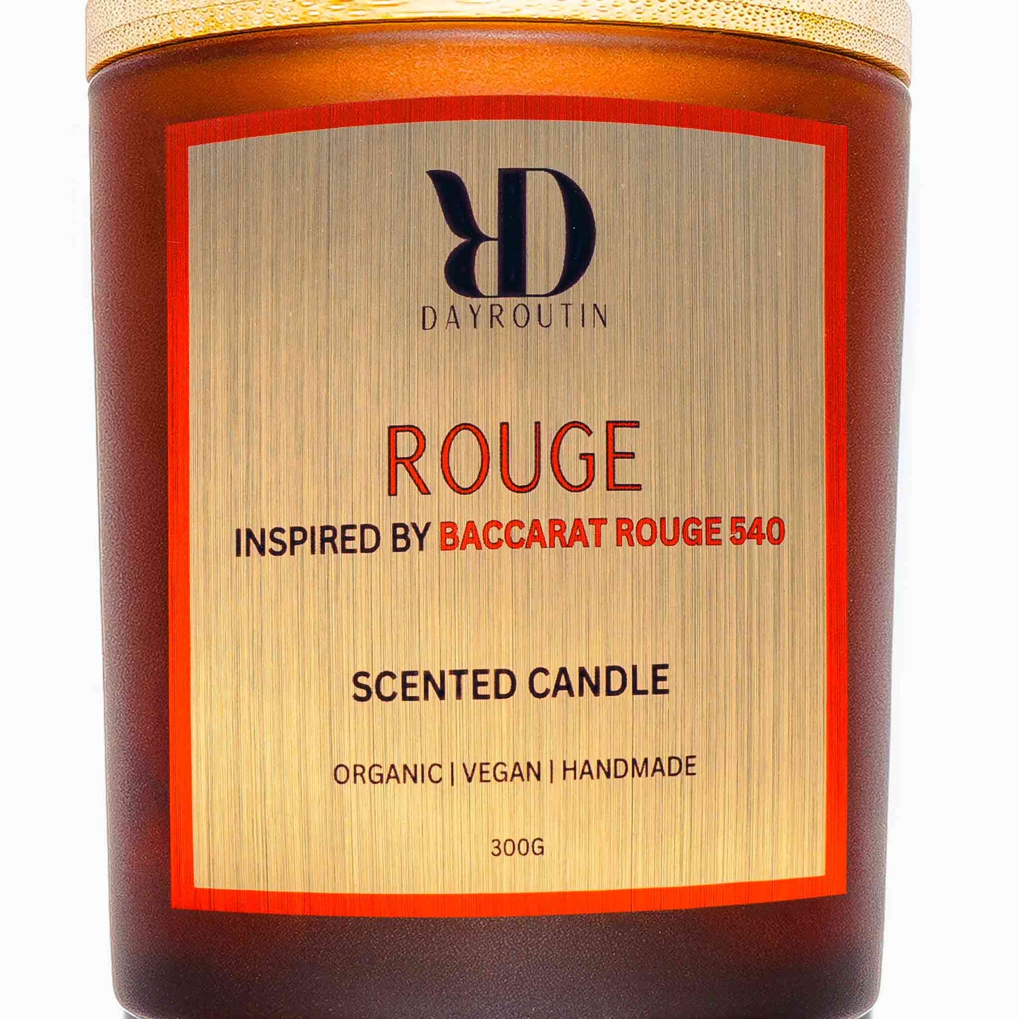 BACCARAT ROUGE Scented Candle_ handmade candle