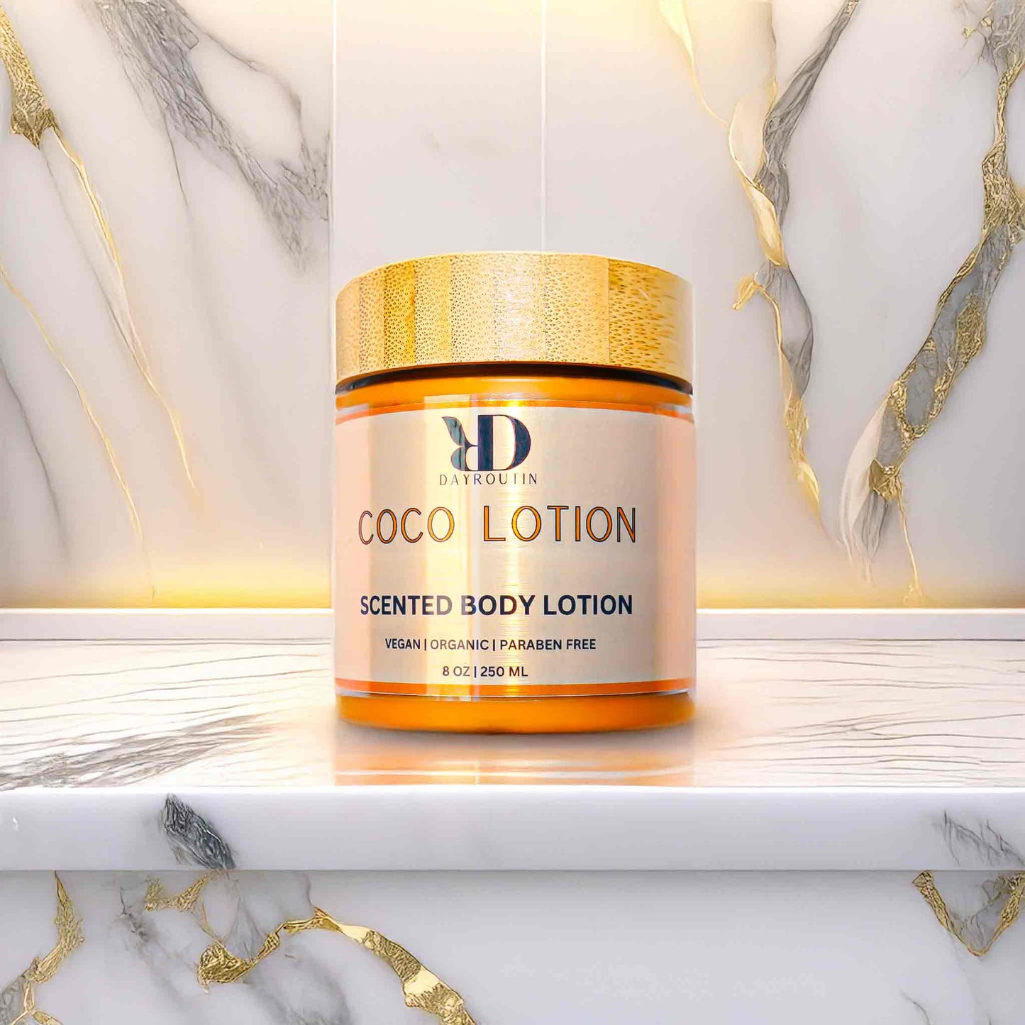 DayRoutin COCO body lotion inspired by Chanel Coco Mademoiselle in elegant pump bottle_2