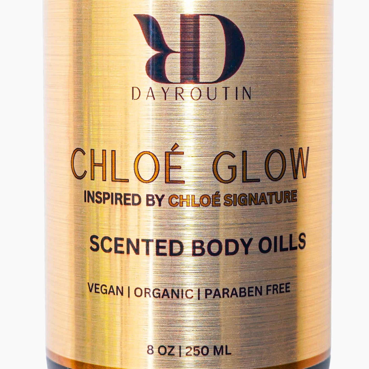 Glowing skin with Chloé Perfume Scented Body Oil application.