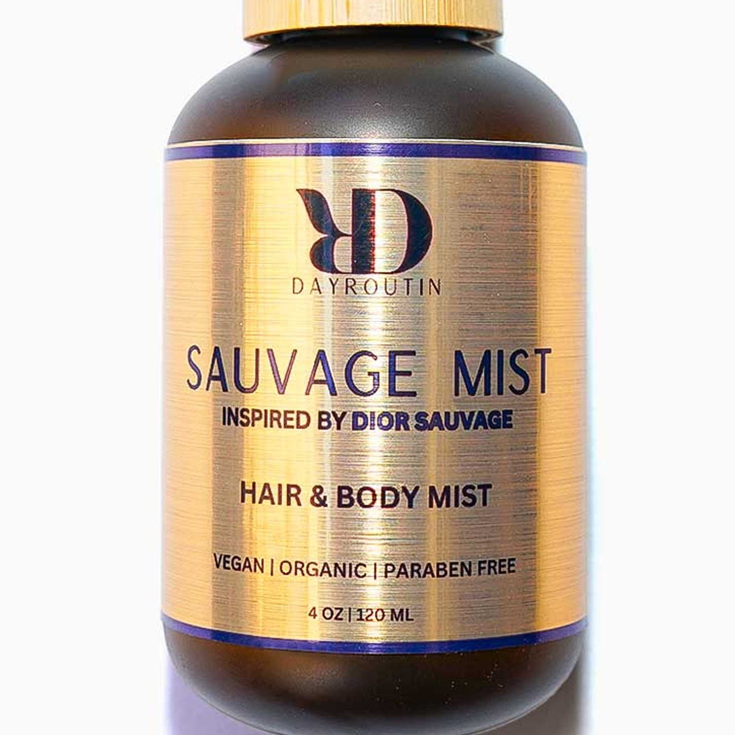 Refreshing body spray for men with bergamot and ambroxan notes inspired by Dior Sauvage.