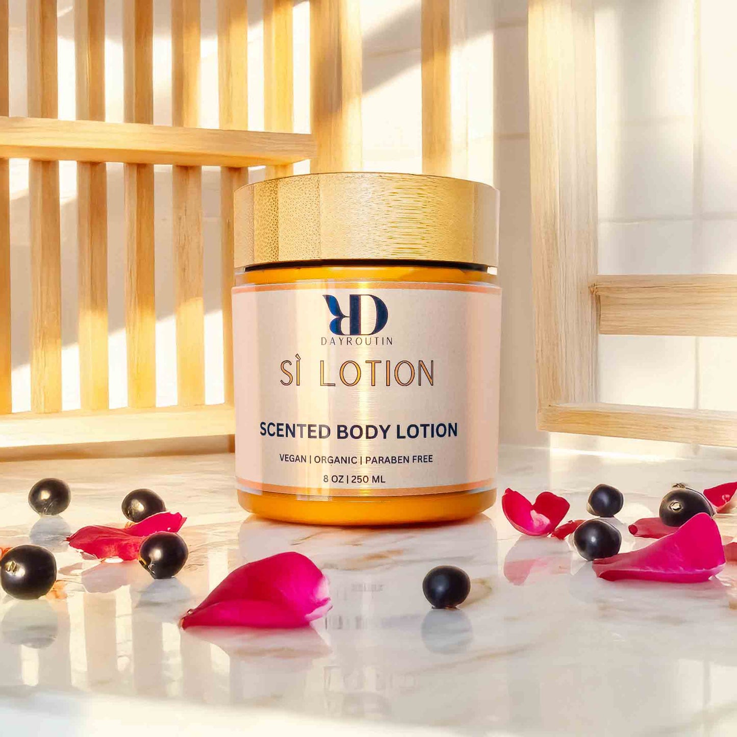 Sophisticated scented lotion