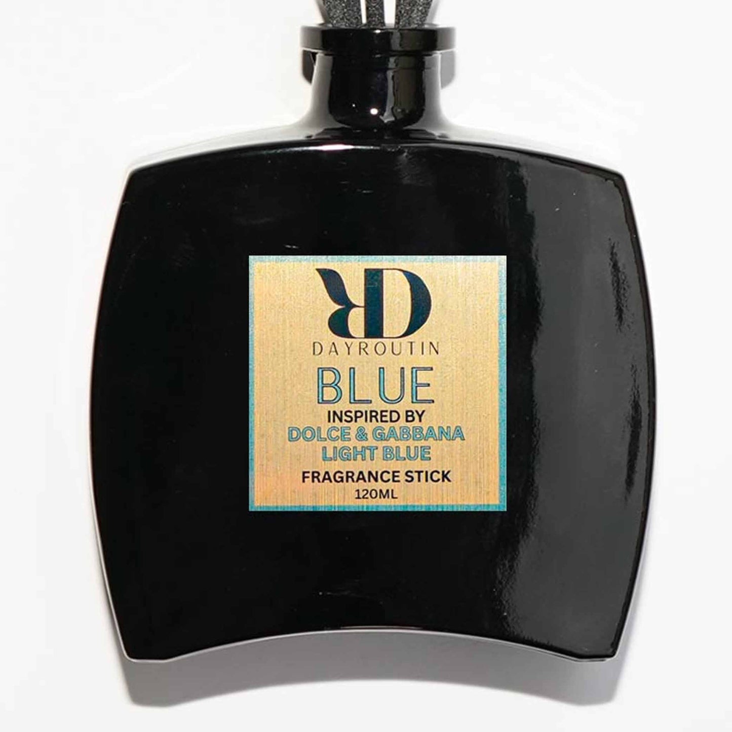 Flameless home fragrance alternative to Dolce & Gabbana Light Blue candle, lemon and cedar scent