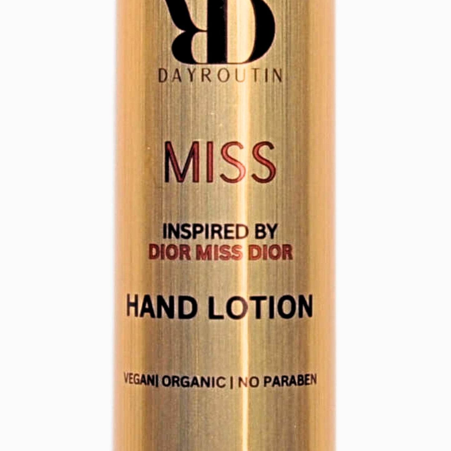 Miss Dior dupe hand moisturizer texture shot white cream