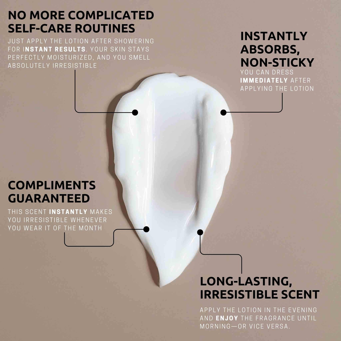 Luxury Body Lotion inspired scented moisturizer in an elegant bottle, styled with a high-end Parisian beauty aesthetic.