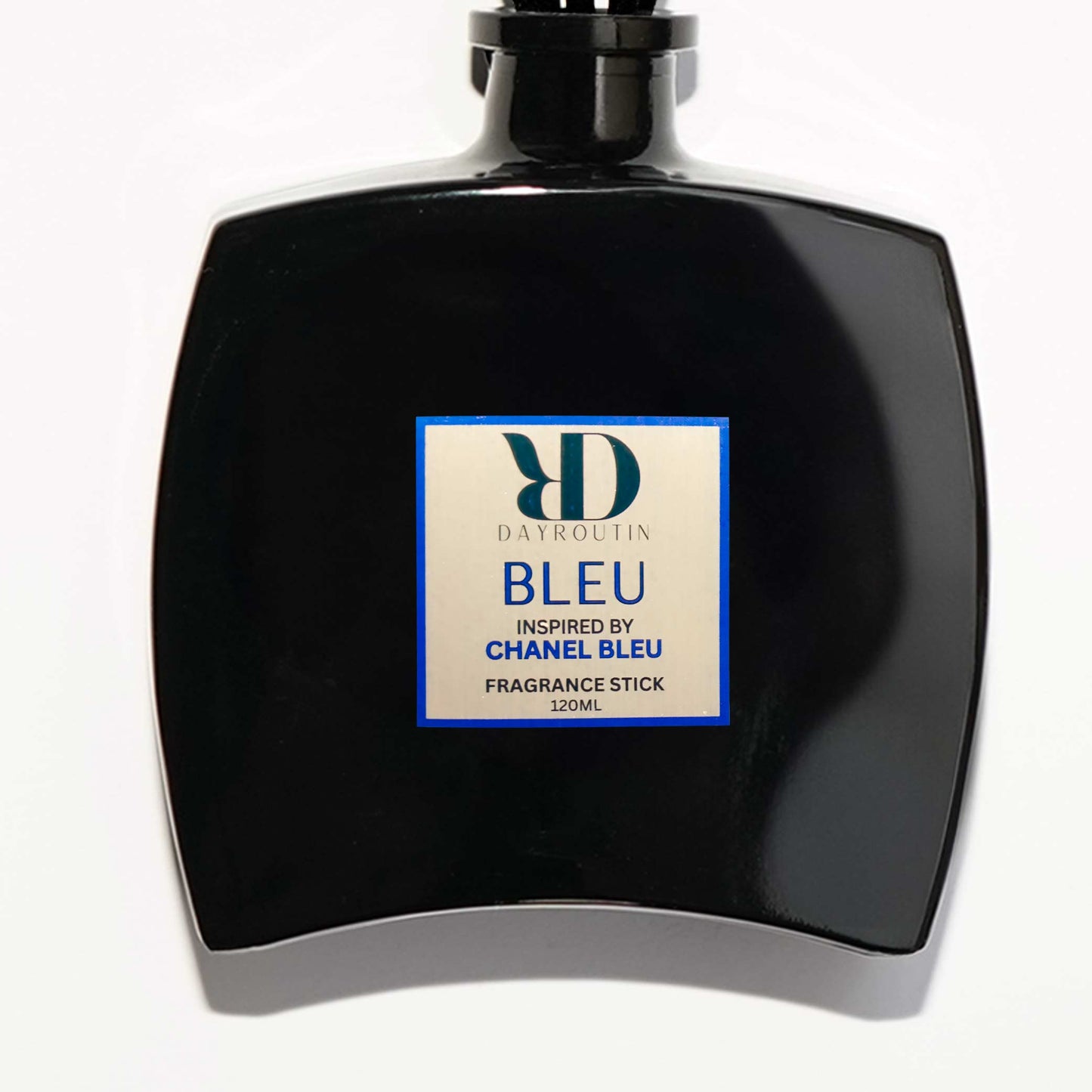 BLEU reed diffuser on modern desk filling home office with fresh citrus woody aroma