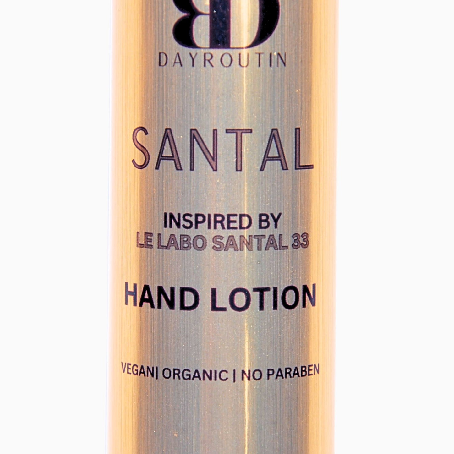 "Unisex sandalwood hand cream for dry skin smelling like Santal 33"