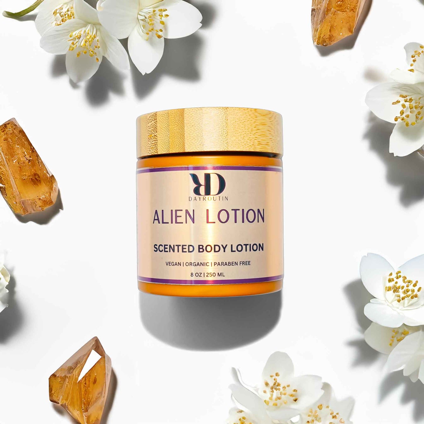 Moisturizing cream with Jasmine and Amber scent