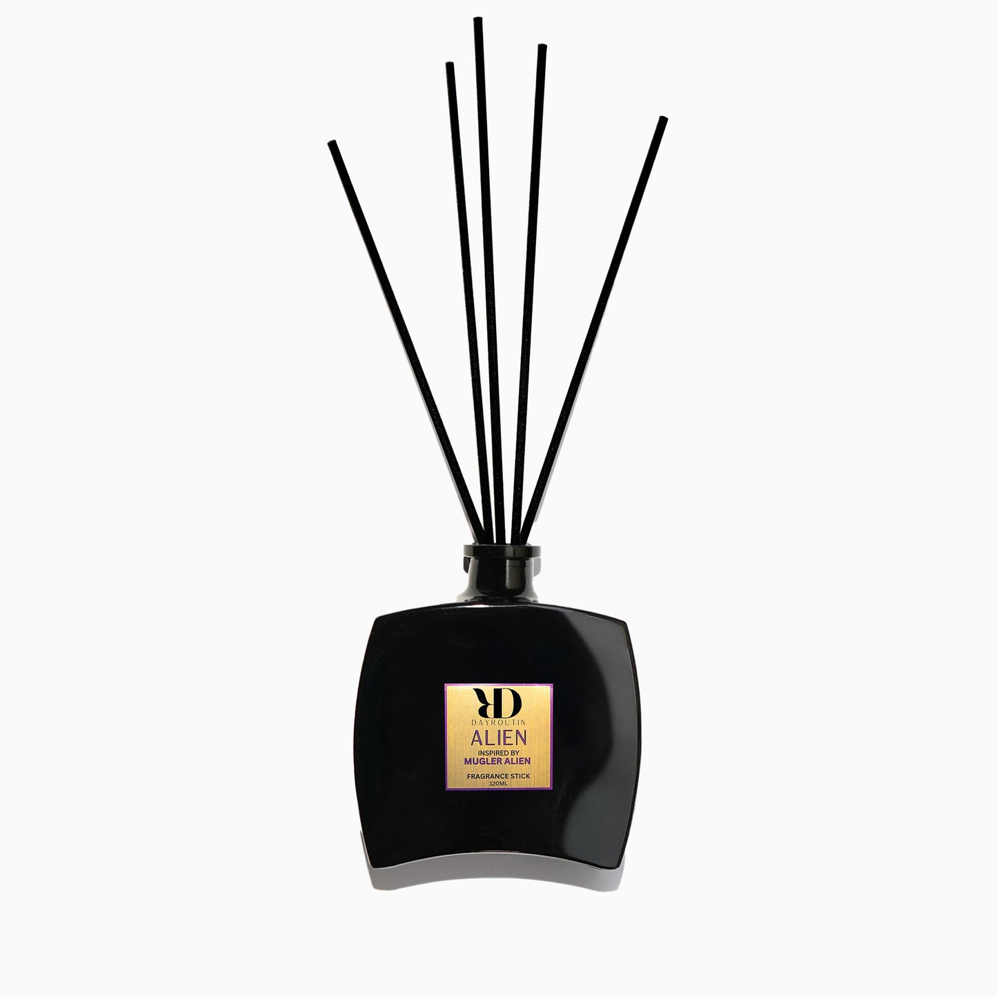 Mugler Alien inspired reed diffuser with black sticks