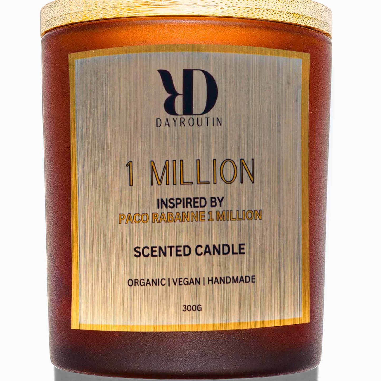 Best masculine home fragrance candle smelling like 1 Million cologne