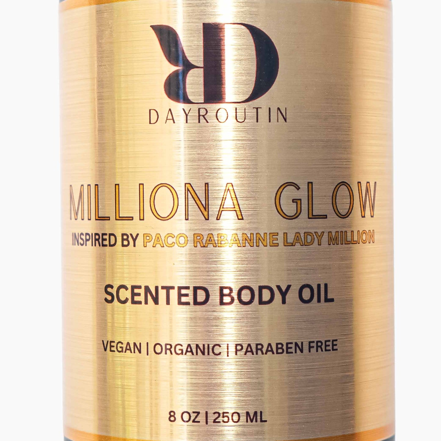 "Scented body oil with honey and raspberry notes for women"