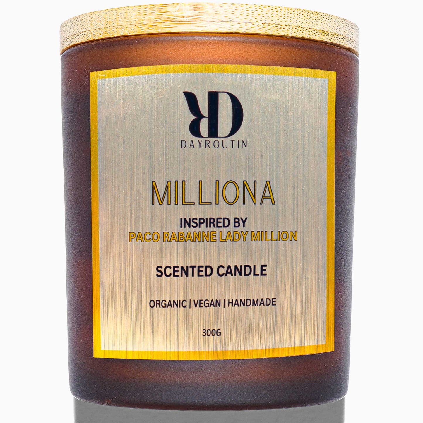 "Honey and jasmine scented candle for women smelling like Lady Million"