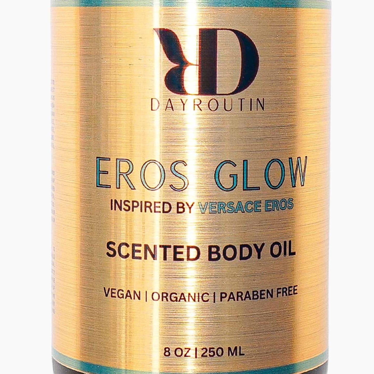 "Mint and vanilla body oil with jojoba"