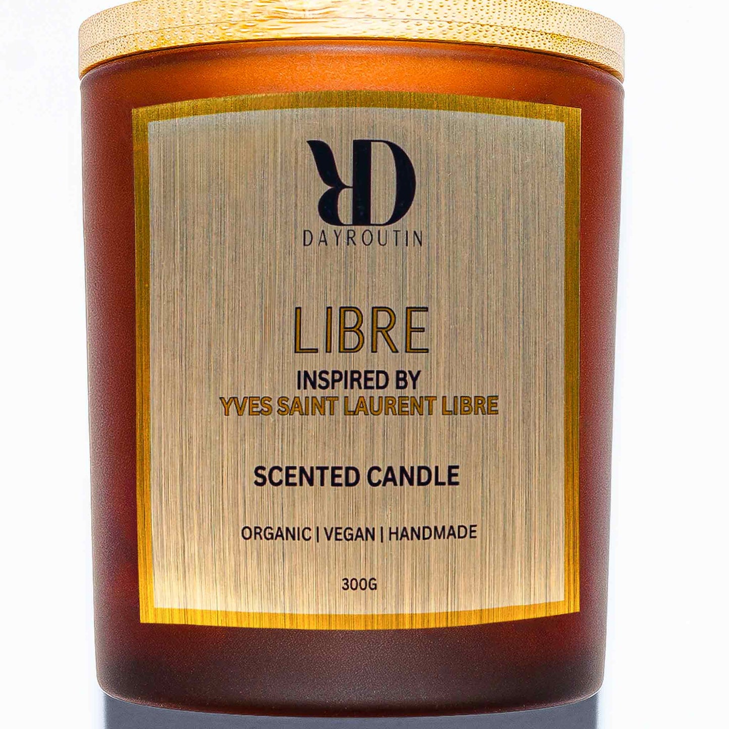 Libre YSL fragrance candle modern floral luxury 50-hour burn time