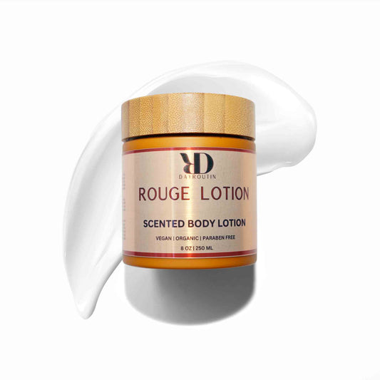 Luxury BACCARAT ROUGE Body Lotion inspired scented moisturizer in an elegant bottle, styled with a high-end Parisian beauty aesthetic.