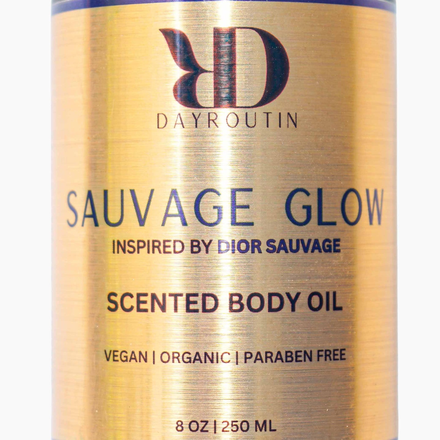 Premium body oil featuring the scent of Dior Sauvage for long-lasting fragrance and hydration