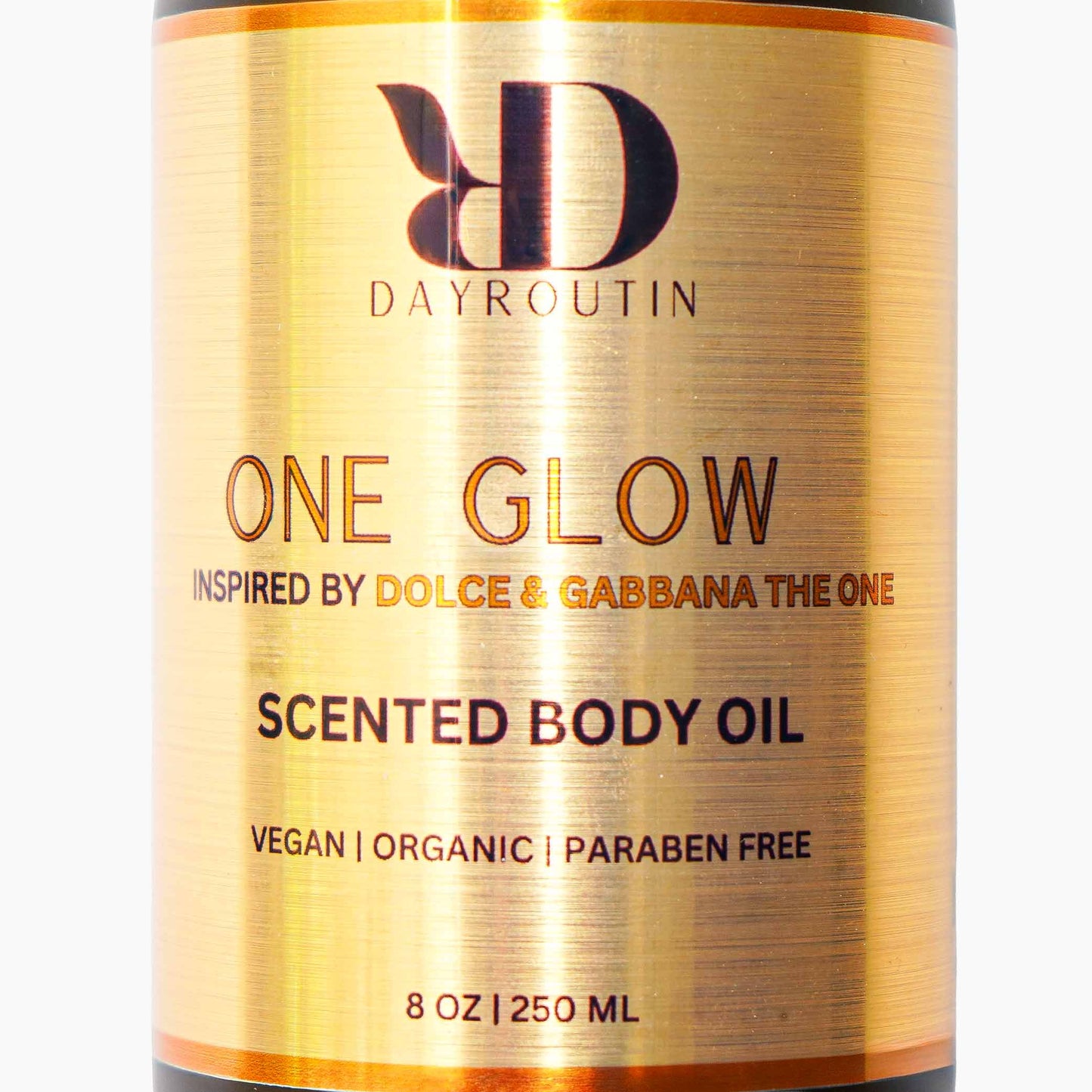 Luxury body oil dupe for The One by Dolce & Gabbana, glowing skin oil for women