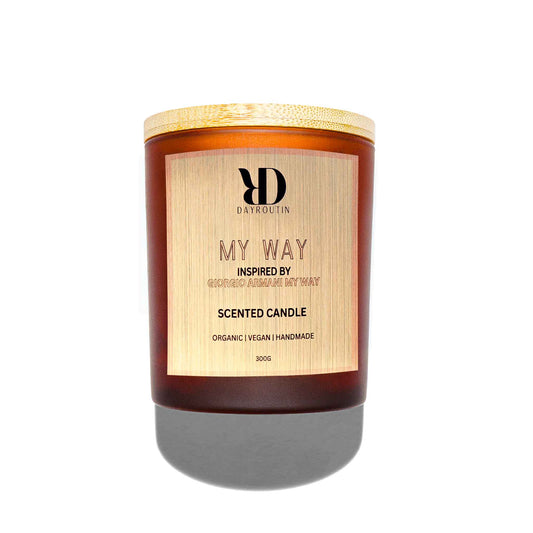 Giorgio Armani My Way inspired scented candle by DayRoutin, white floral home fragrance