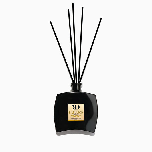 Paco Rabanne 1 Million inspired reed diffuser with black sticks