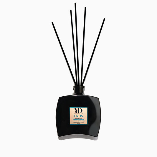 "Versace Eros inspired reed diffuser with black sticks"